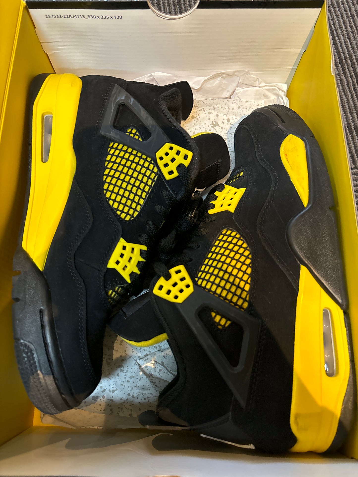 Jordan 4 Thunder (Used W Box)