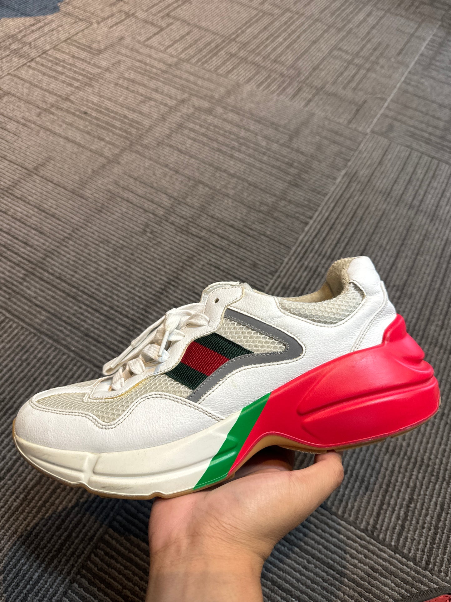 Gucci White/Red/Green Used