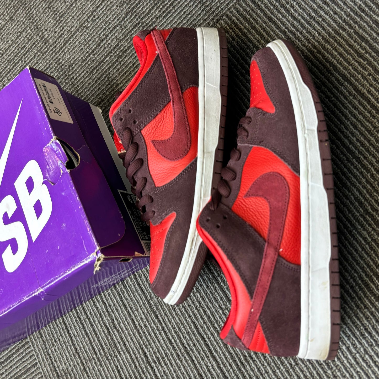 dunk low sb cherry (used)