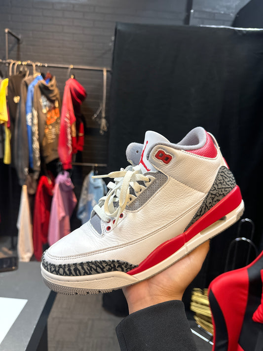 Jordan 3 Fire Red (Used)