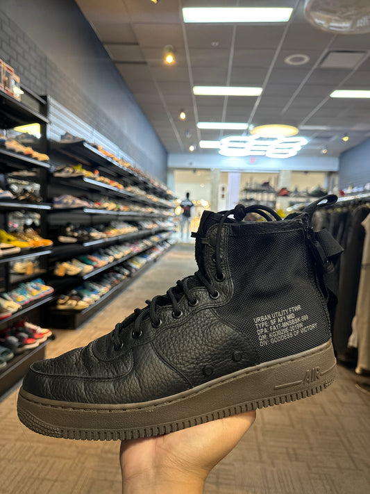 Nike SF AF1 Mid Black Dark Hazel used