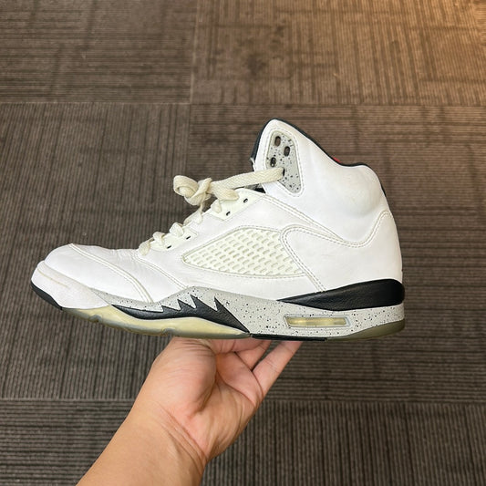 Jordan 5 White Cement (Used/No Box)