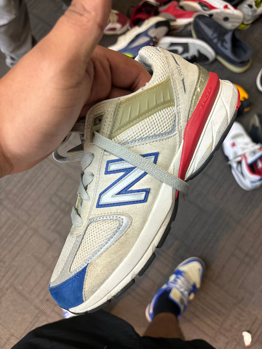 New Balance 990 White Blue Red Used