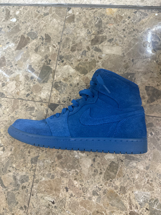 Jordan 1 Mid Blue Suede (used)