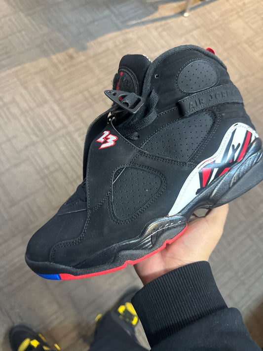 Jordan 8 Playoffs used w box