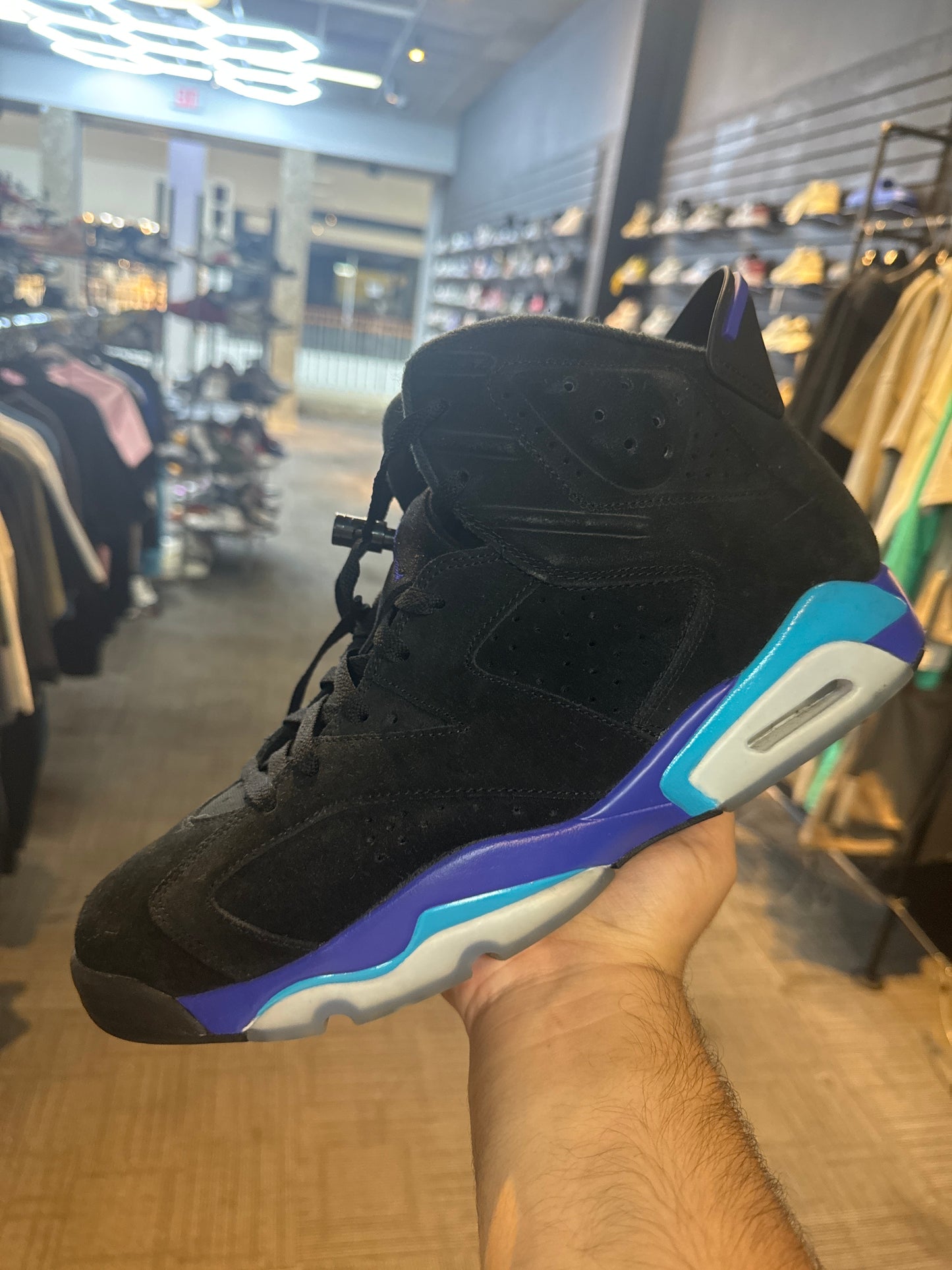 Jordan 6 Aqua Used