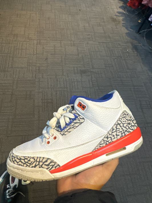 Jordan 3 Knicks used box