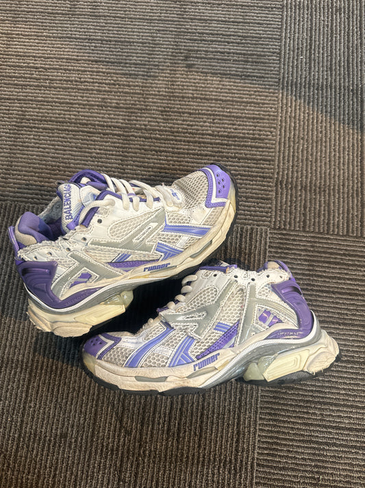 Balenciaga runner white purple