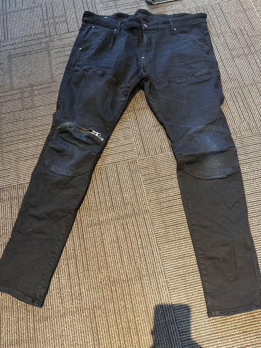 G-Star 5620 Zip Knee Skinny Black Jeans (Used)