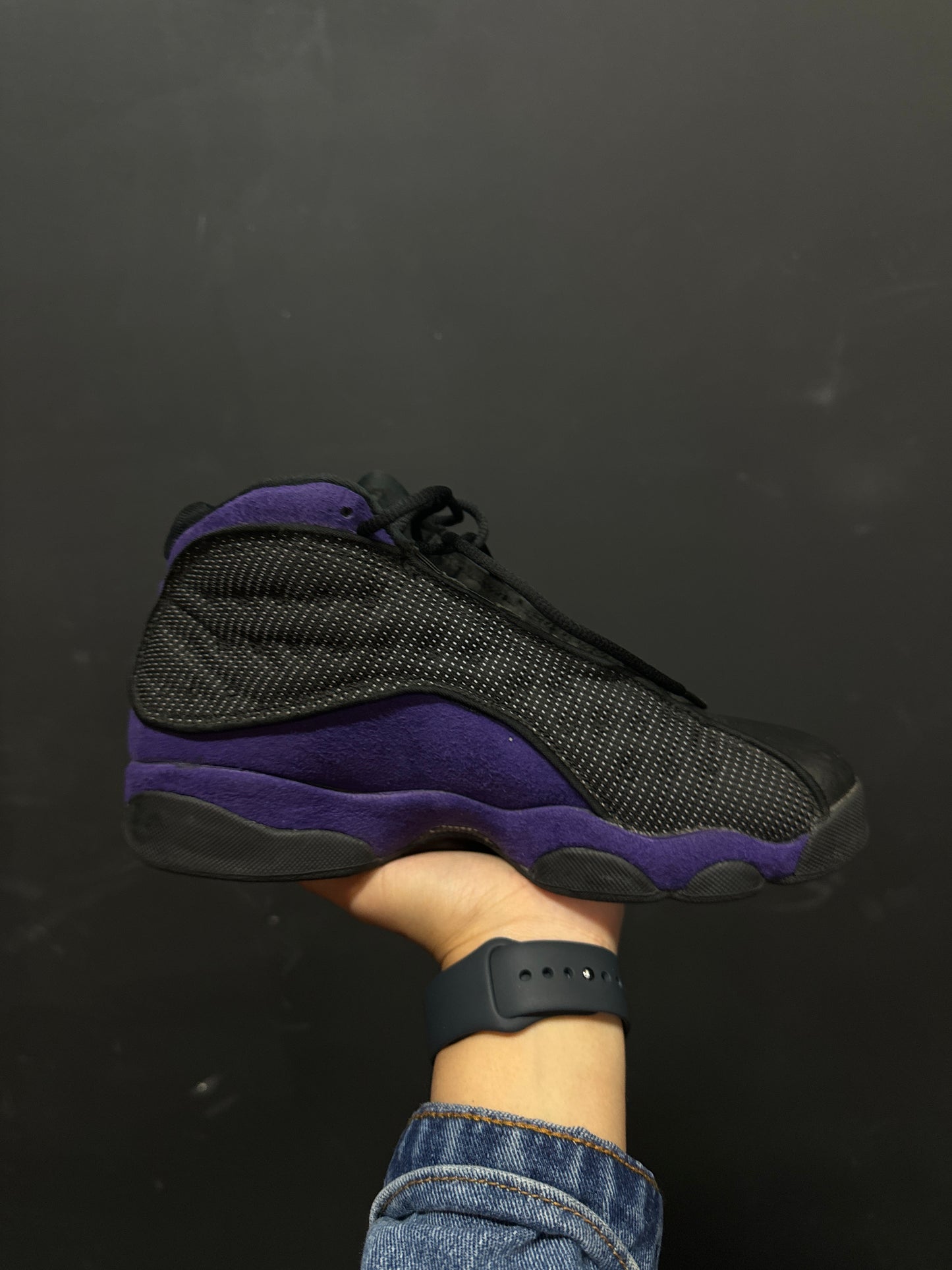 Jordan 13 Purple Court Used No Box