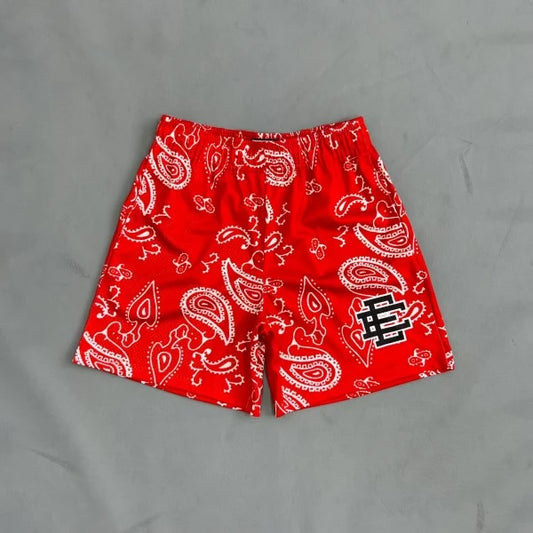 Eric Emanuel Red Bandana Short