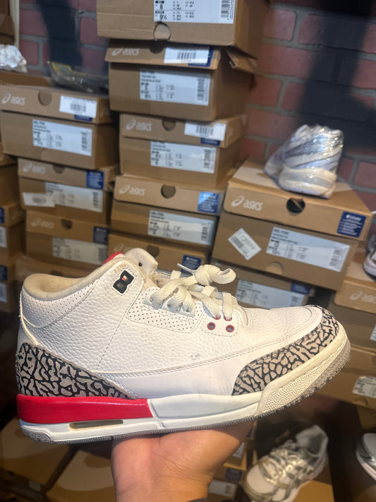 Jordan 3 Red Used