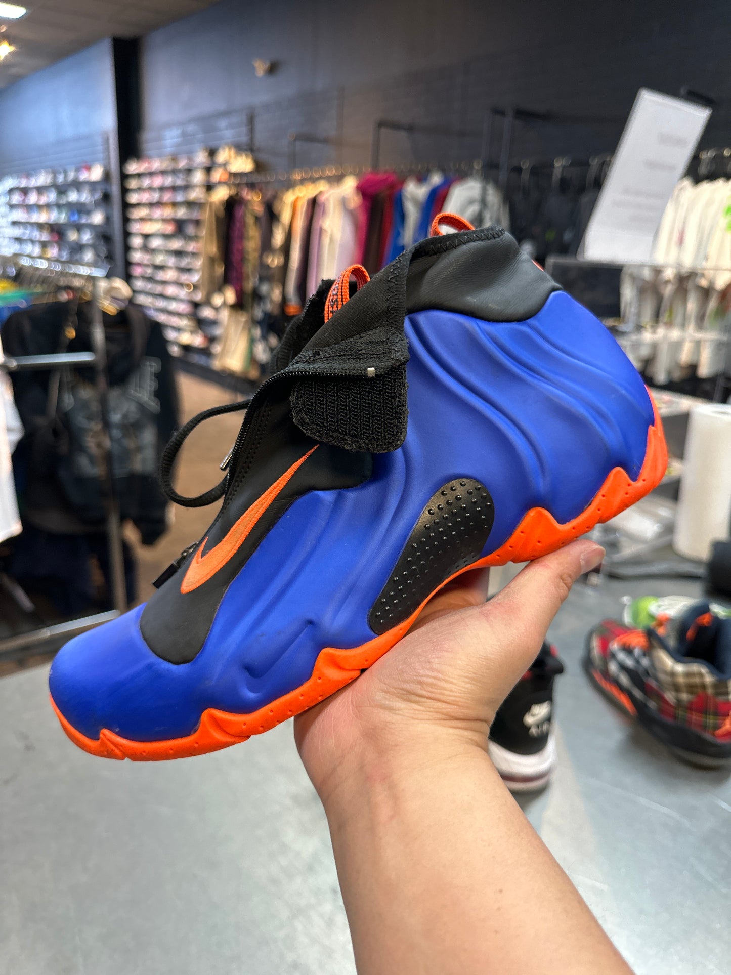 Nike Air Flightposite Knicks (used) * NB *