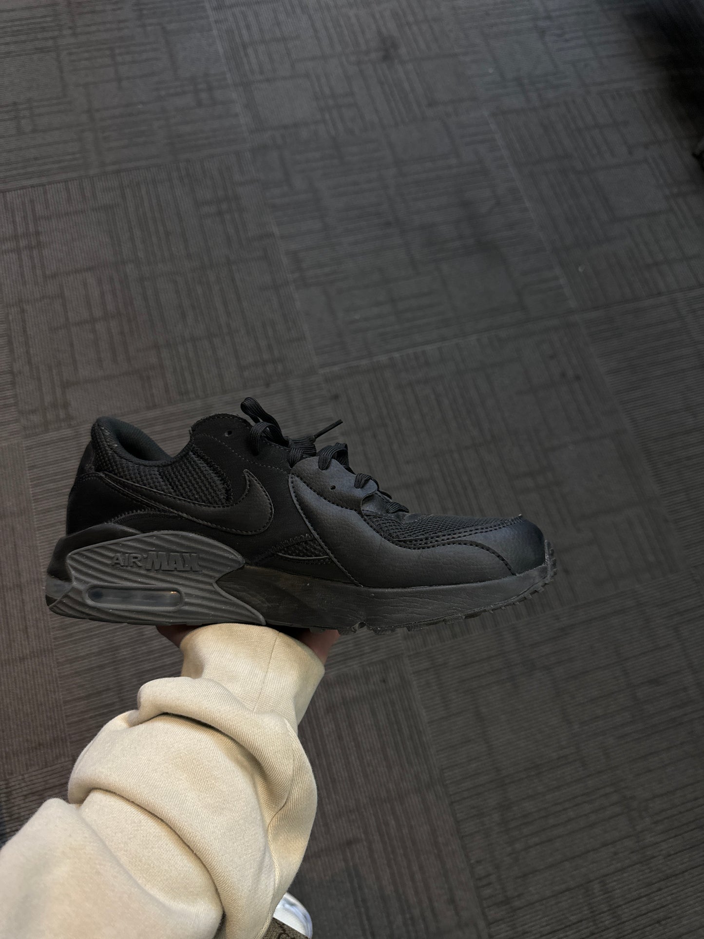 AirMax Excee Black Dark Grey Used