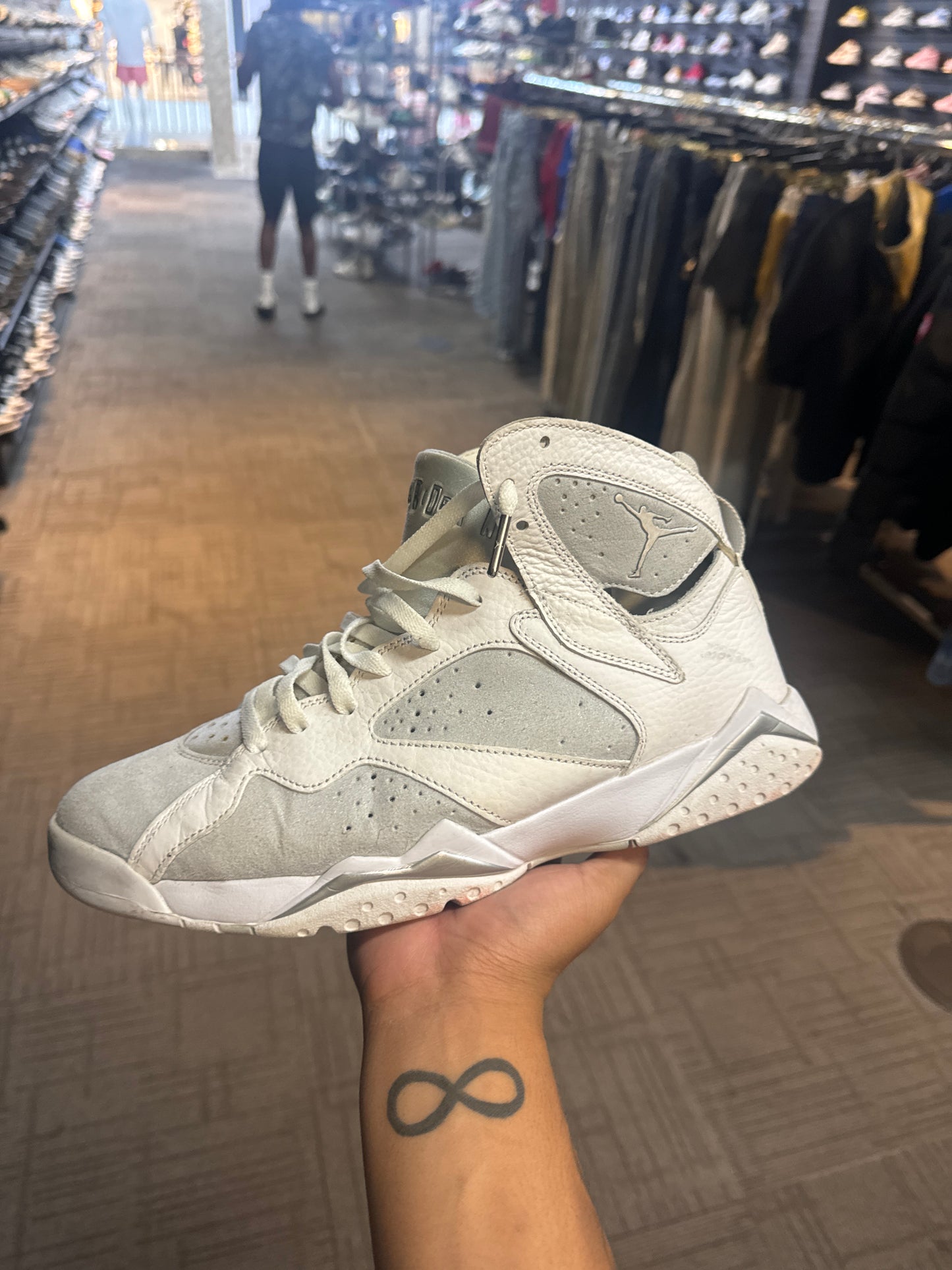 Jordan 7 Pure Platinum Used