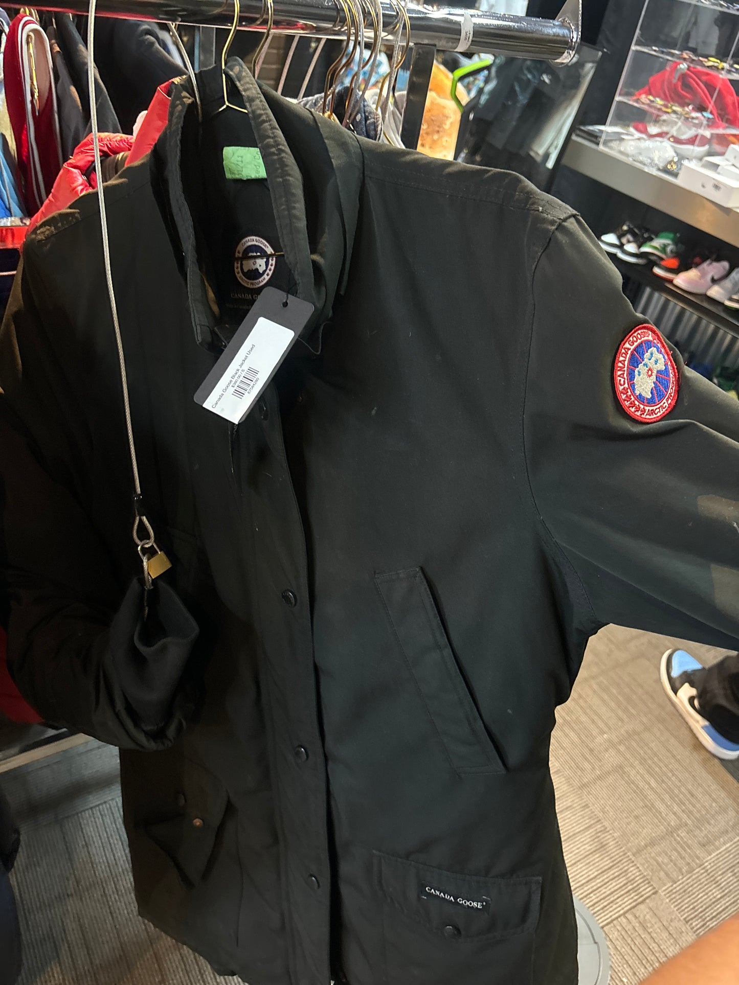 Canada Goose Black Jacket Used