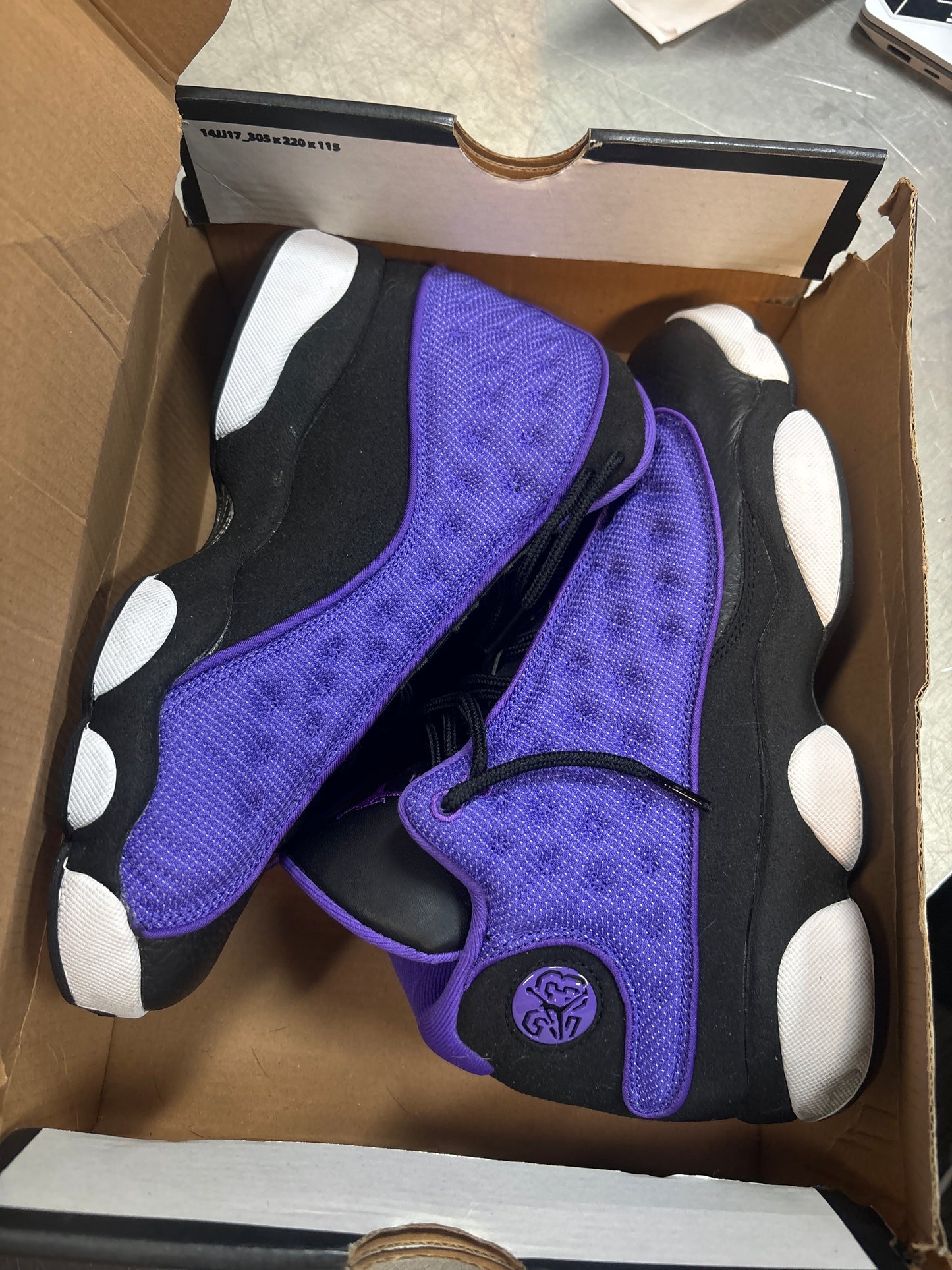 Jordan 13 Purple Venom (Used W/ Box)