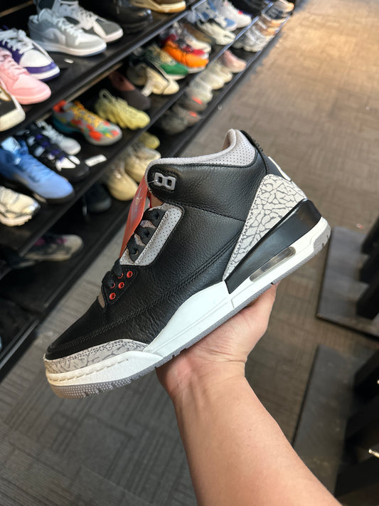 Jordan 3 black cement (used)