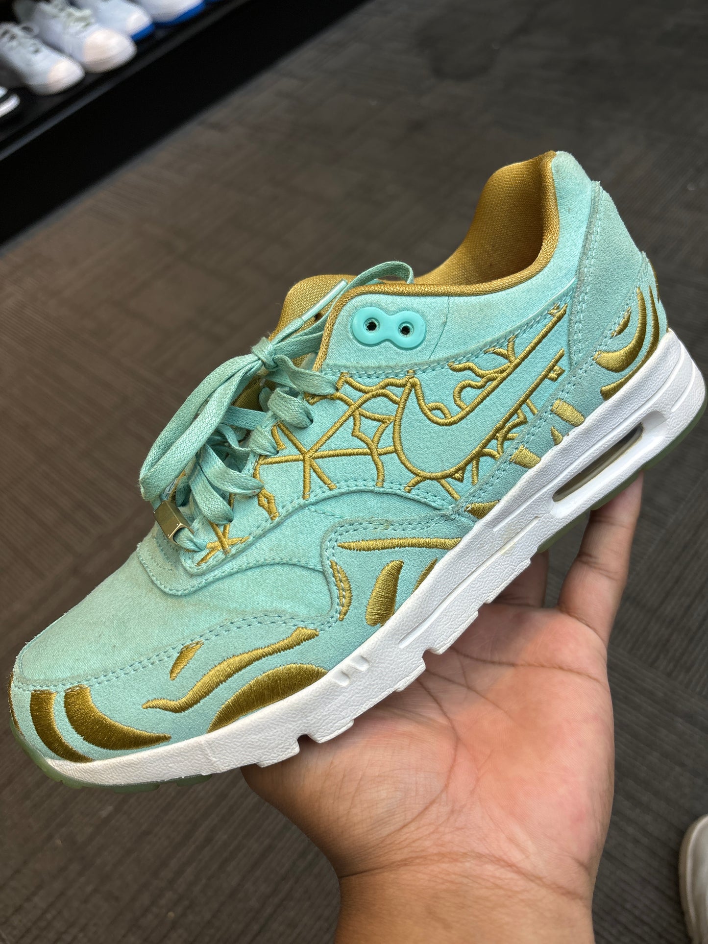 AirMax 1 Island Green Gold (Used/ No Box)