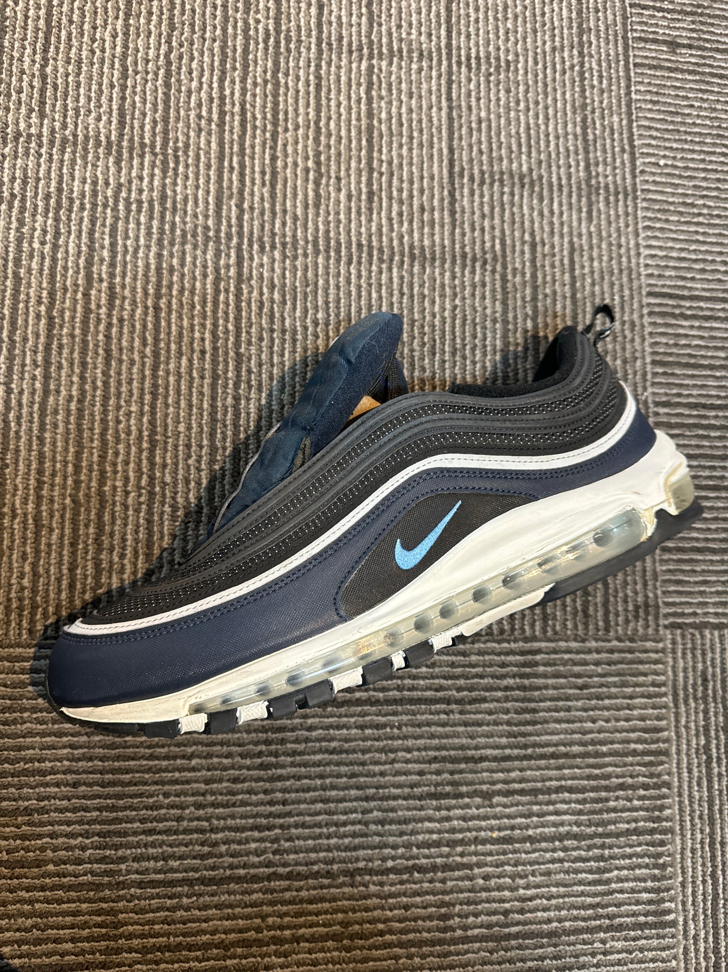 AirMax 97 Black Dark Obsidian University Blue (Used)