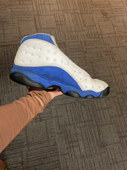 Jordan 13 White Hyper Royal Blue (used)