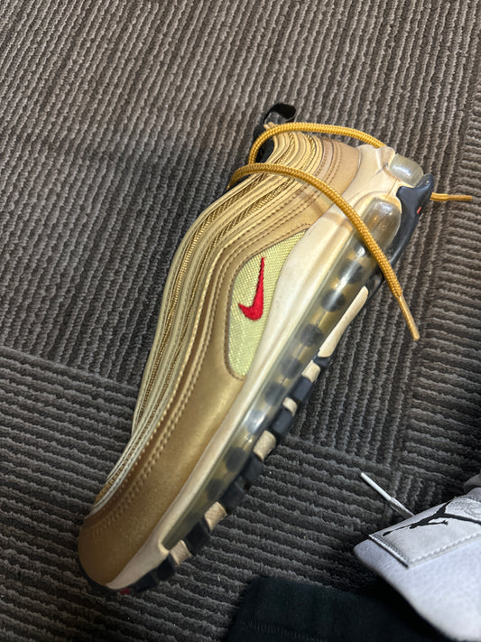 AirMax 97 Metallic Gold GS (used/no box)