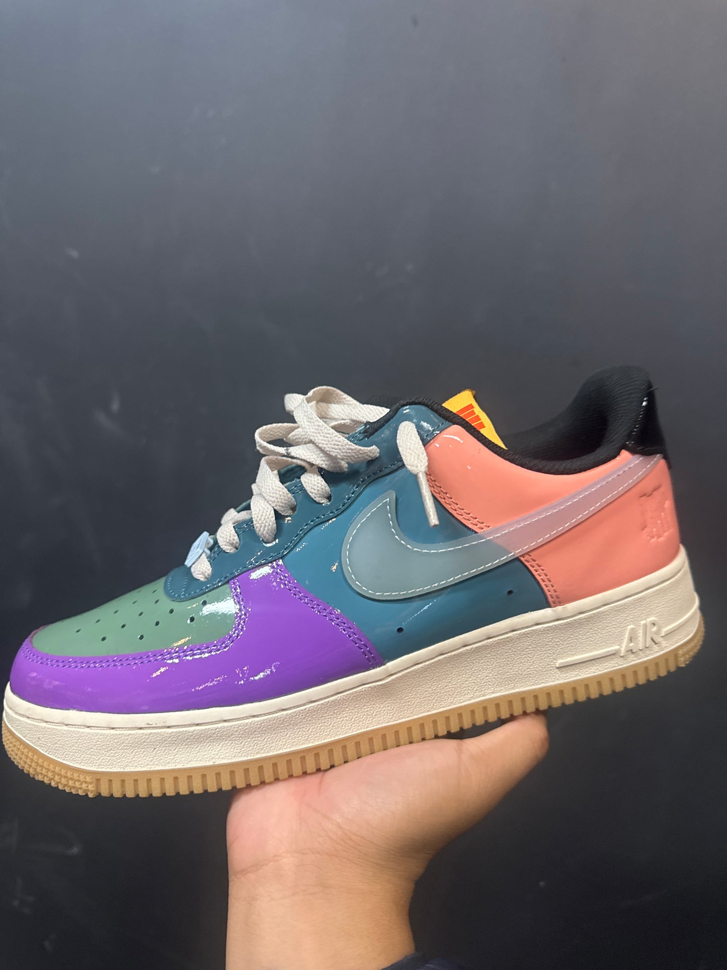 Air Force 1 low sp undefeated multi patent with box