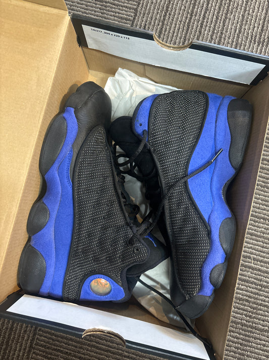 Jordan 13 black hyper Royal (used with box)