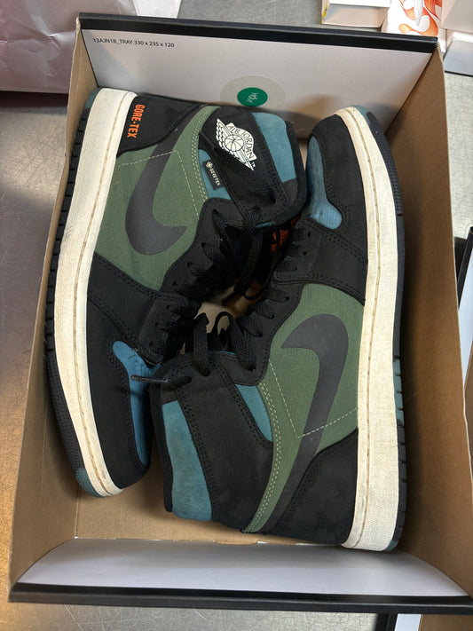 Jordan 1 Goretex Black Olive (Used w/ Box)