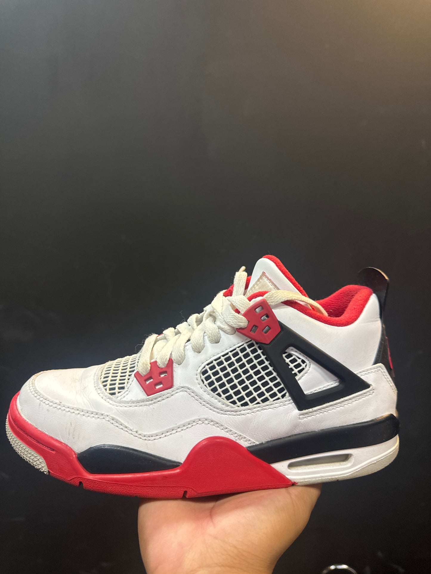 Jordan 4 Fire Red Used W Box