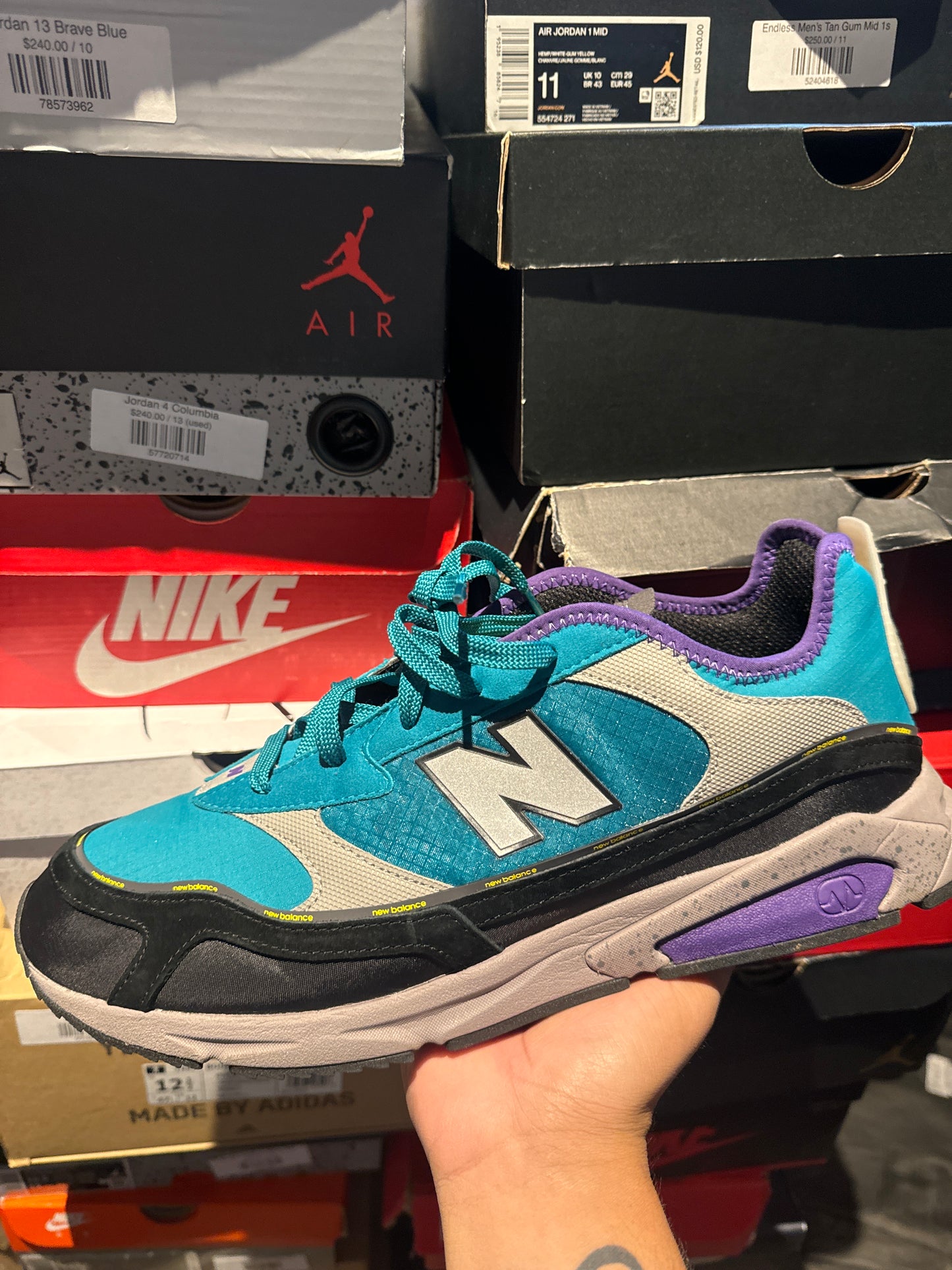 New Balance X Racer Teal Purple Usef