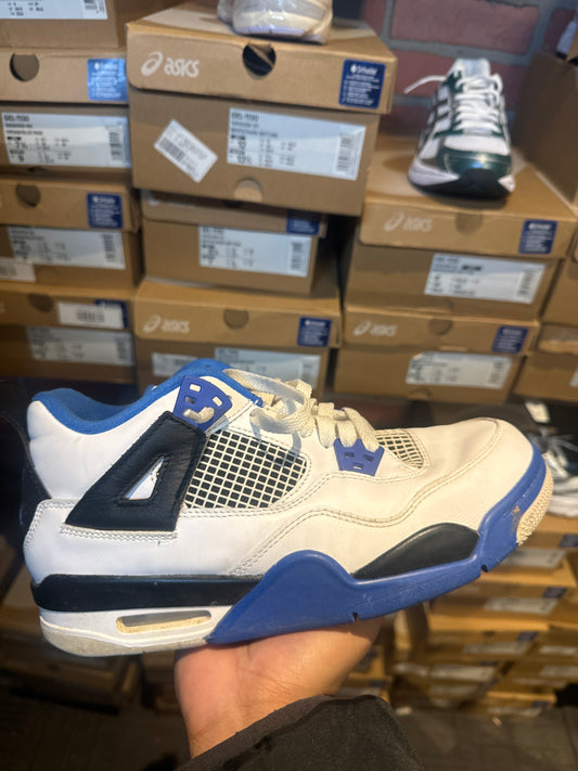 Jordan 4 Blue Motor Sport used