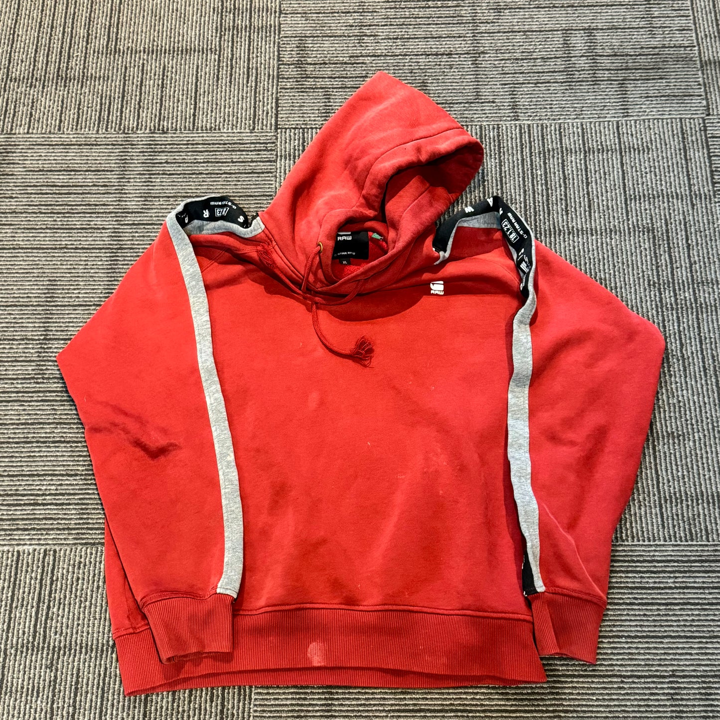 G Star Burgundy Hoodie