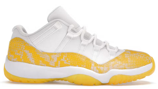 Jordan 11 Low Yellow Snakeskin W