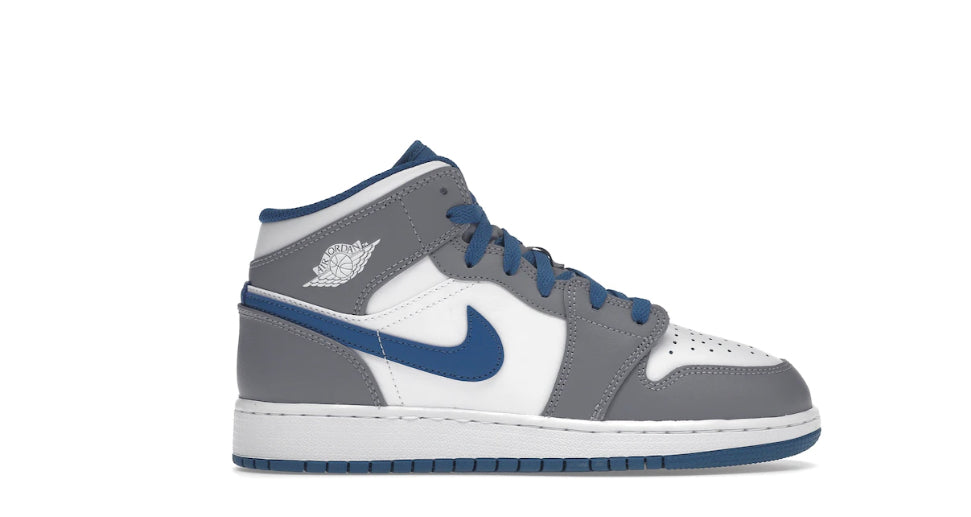 Jordan 1 Mid True Blue GS