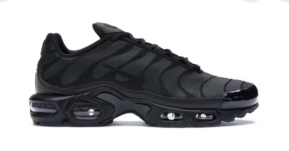 AirMax plus black leather (used)