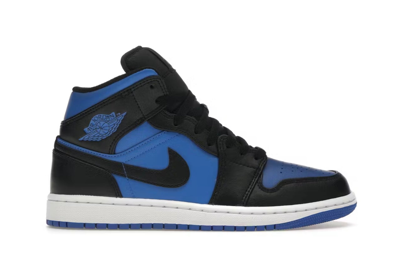 Jordan 1 Mid Royal Blue Black PS