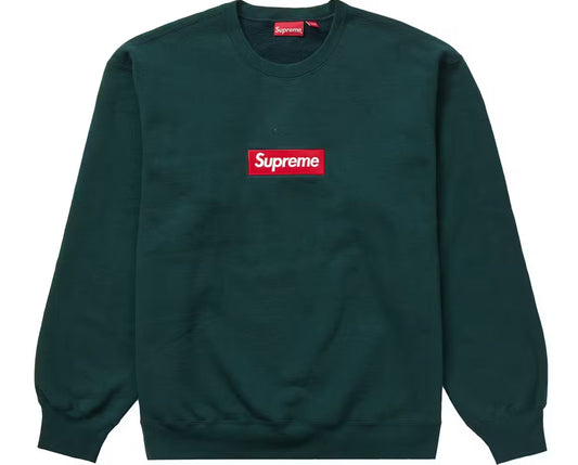 Supreme Dark Pine Box Logo Sweatshirt