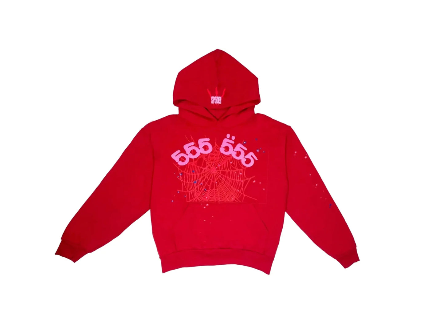 Sp5der Red Hoodie