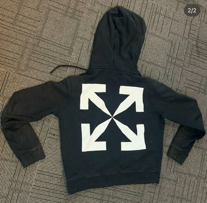 Off white hoodie (used)