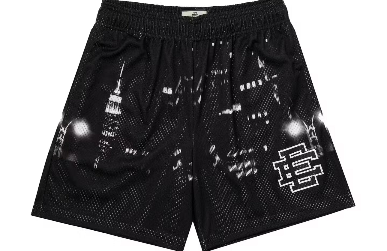 Eric Emanuel Skyline Black & White Shorts