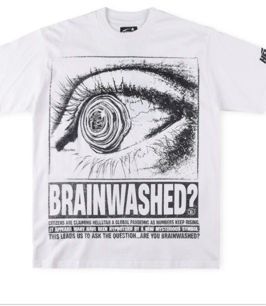 Hellstar White Brain Washed Tee