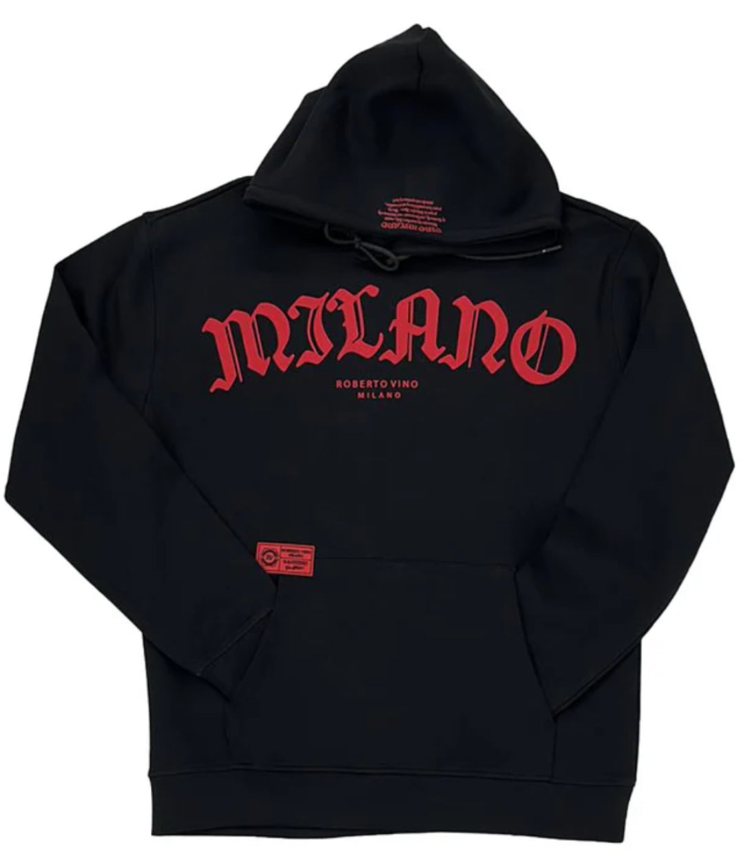 Milano Black Red Hoodie