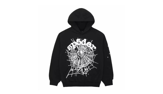 Sp5der OG Web Black Hoodie