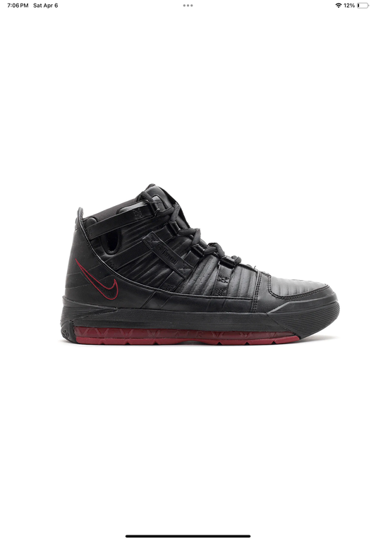 Nike Lebron 3 Black Crimson