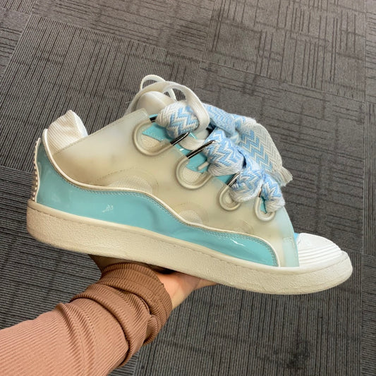 Lanvin Patent Blue White Used