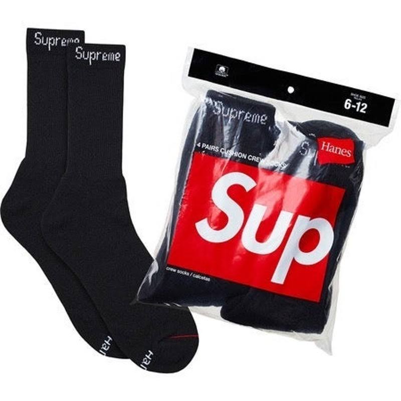 Supreme Black Socks