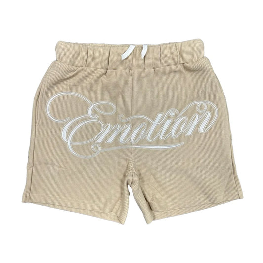 Mixed Emotion Cream Shorts
