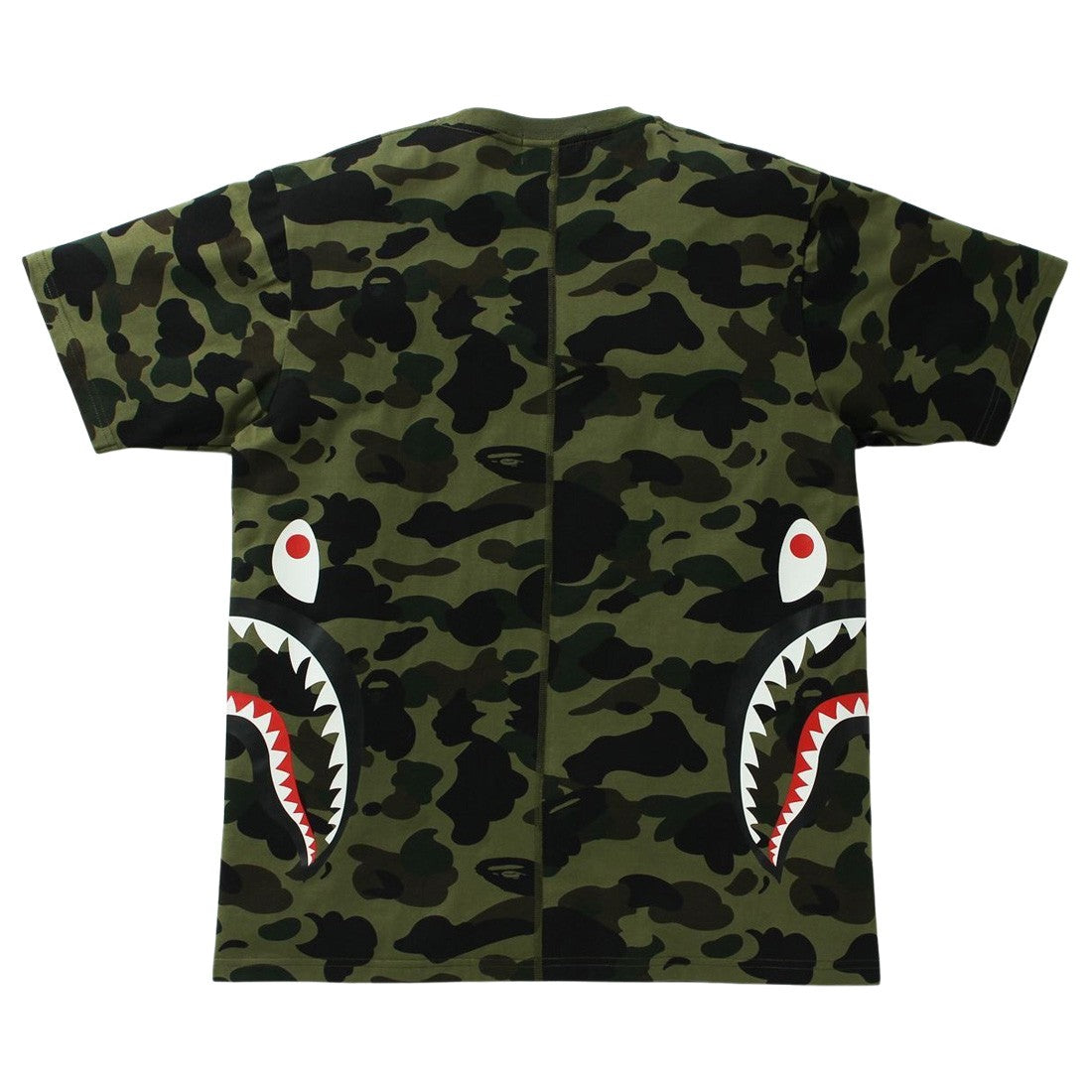 Bape Green Camo Double Side Shark