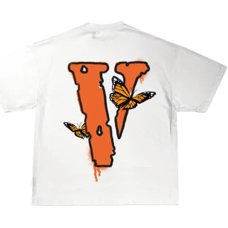 Vlone White Butterfly Tee